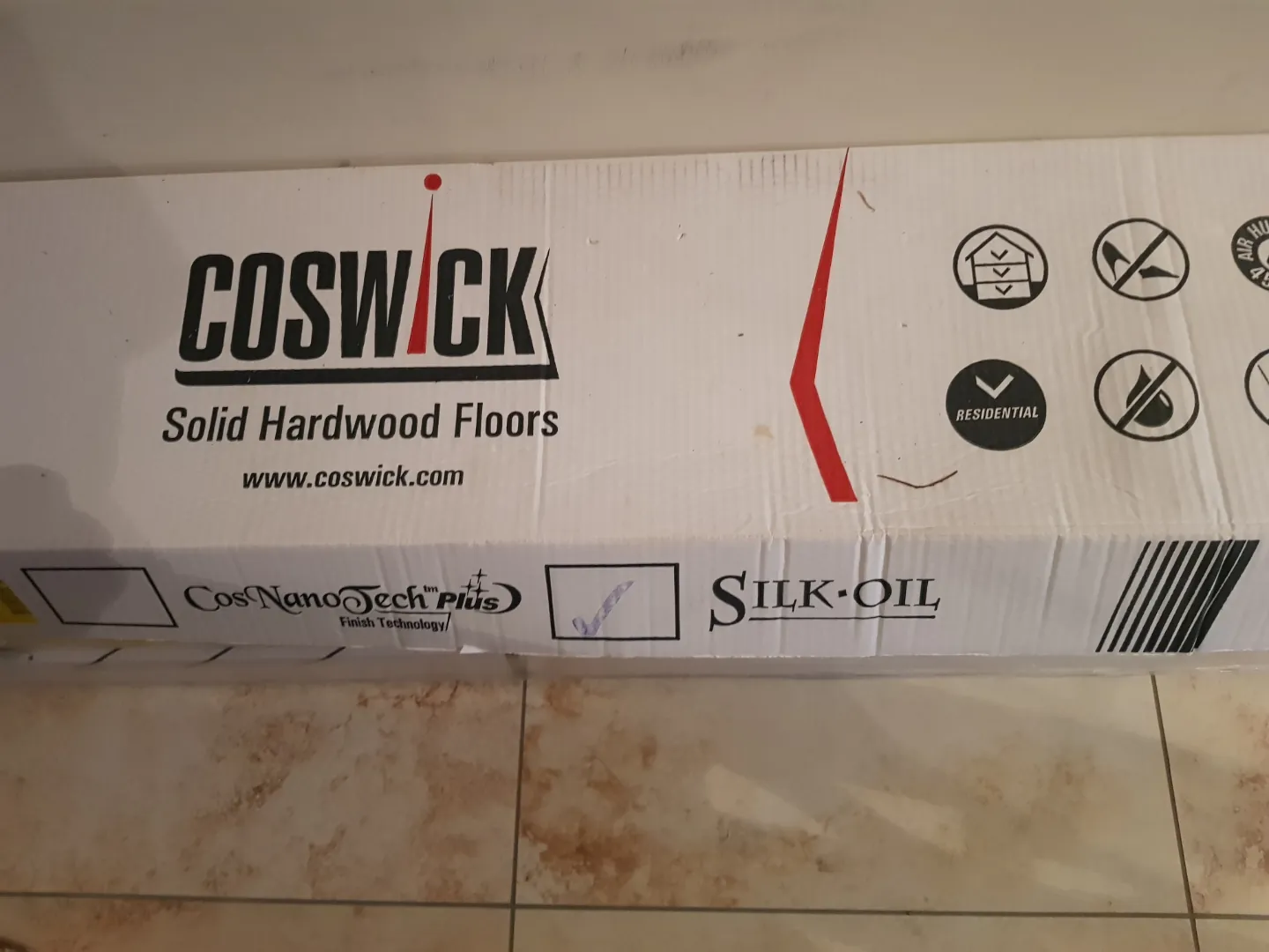 Паркет двухслойный coswick. ясень. цвет мокка. шелковое масло.