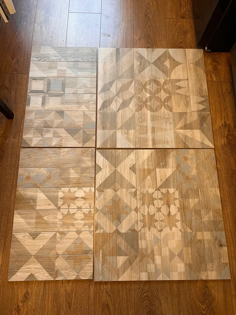 Керамогранит bosco серый микс декор мат. 60x60