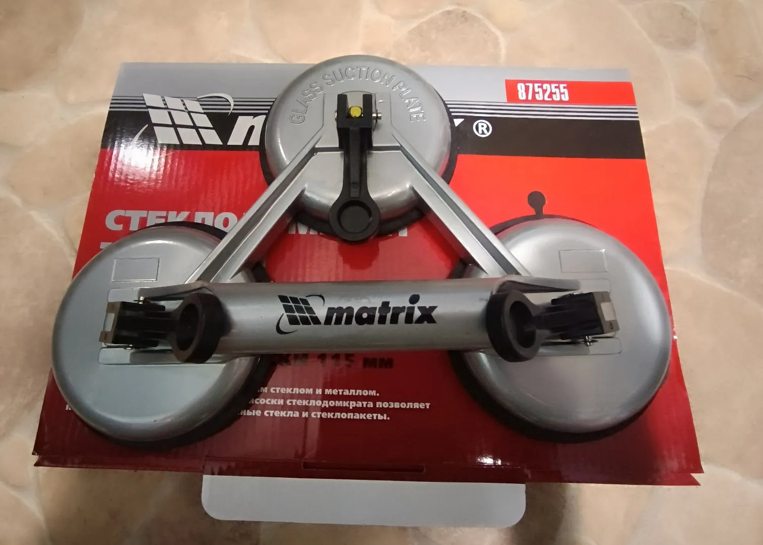 Стекло присоска, стекло домкрат