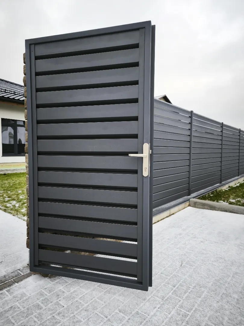 Забор Авеню МАХ , двухсторонние металлические ламели