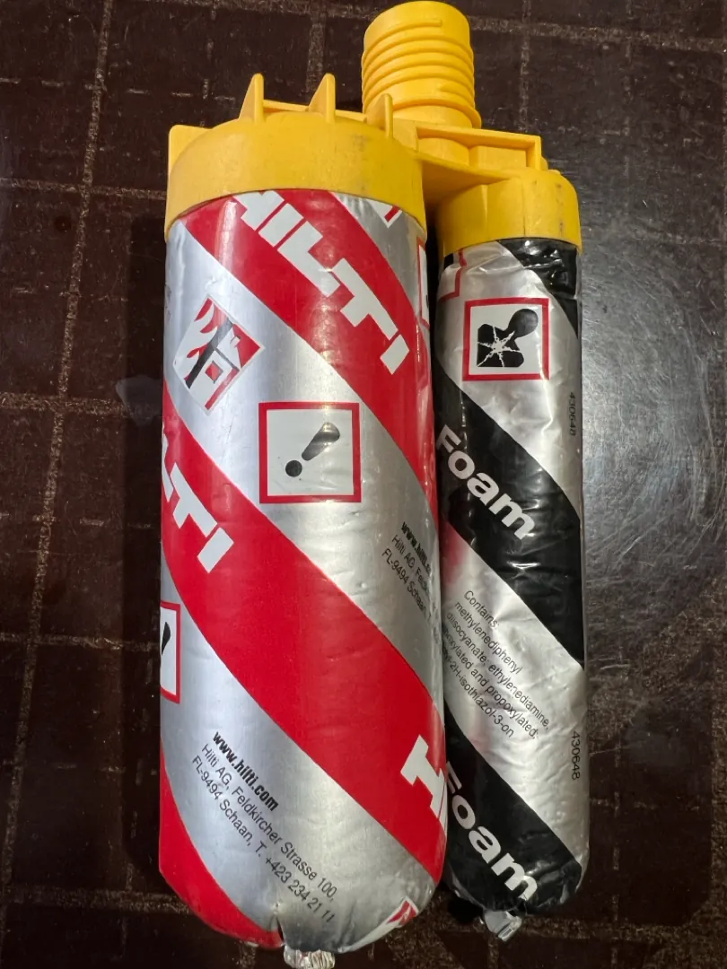 Химический анкер hilti