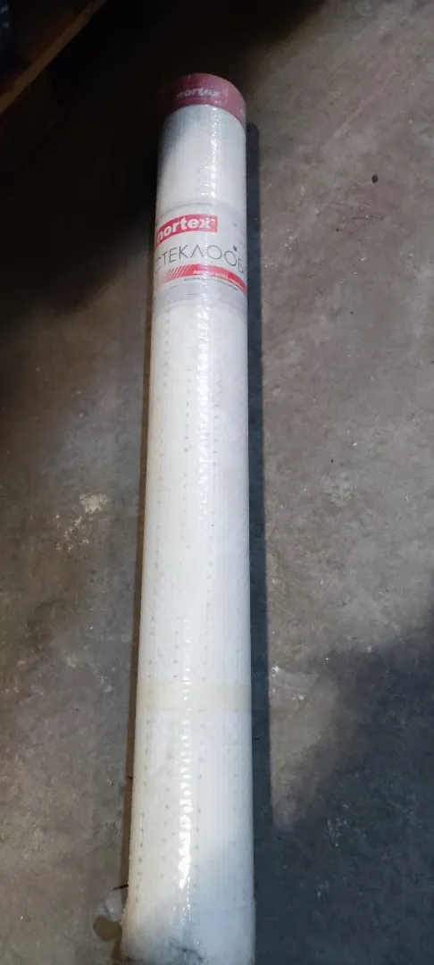 Стеклообои "рогожка крупная". nortex 125 гр/м2. в рулоне 25 м.кв