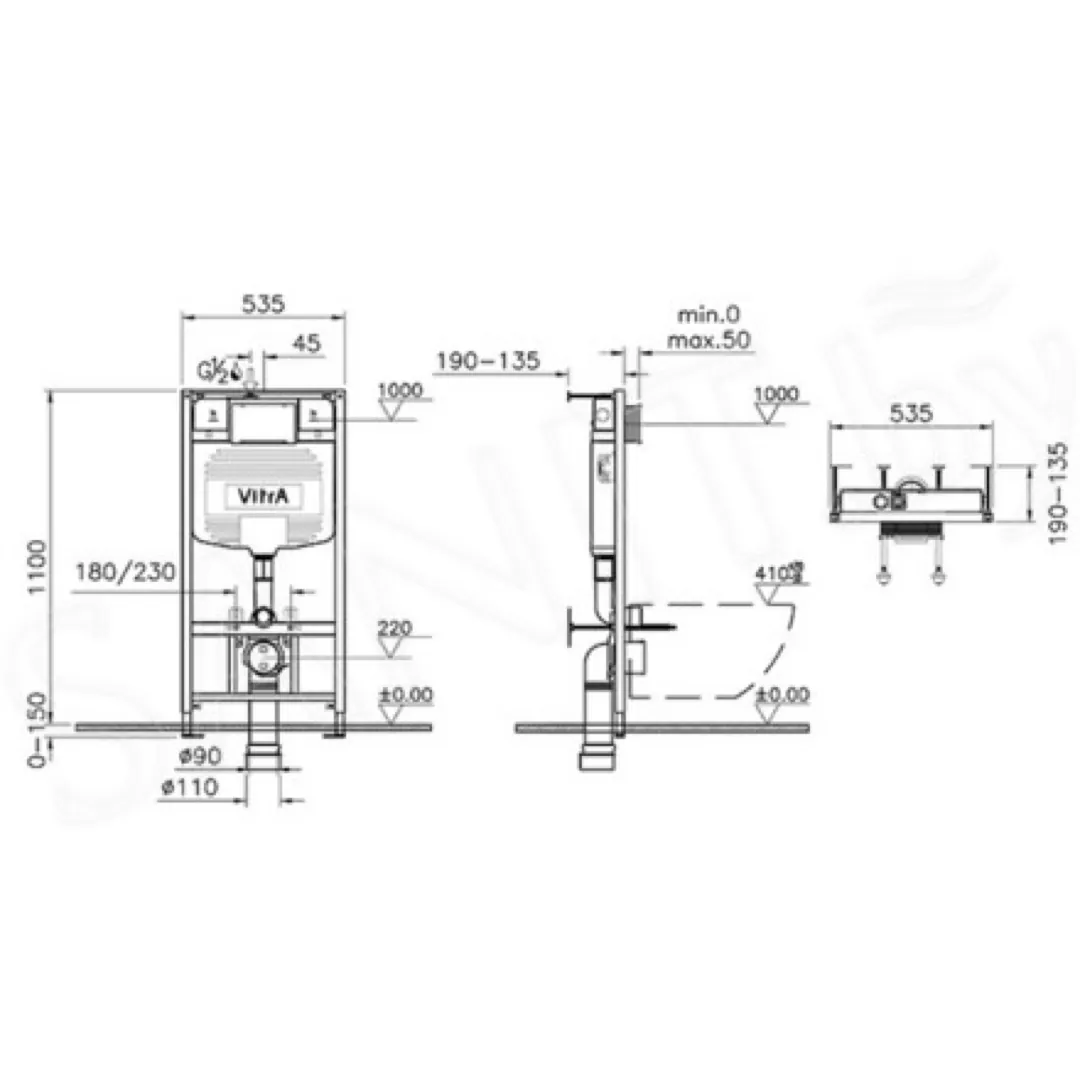 90048003-7207 комплект 481 l-box vitra s20 rim-ex с сиденьем