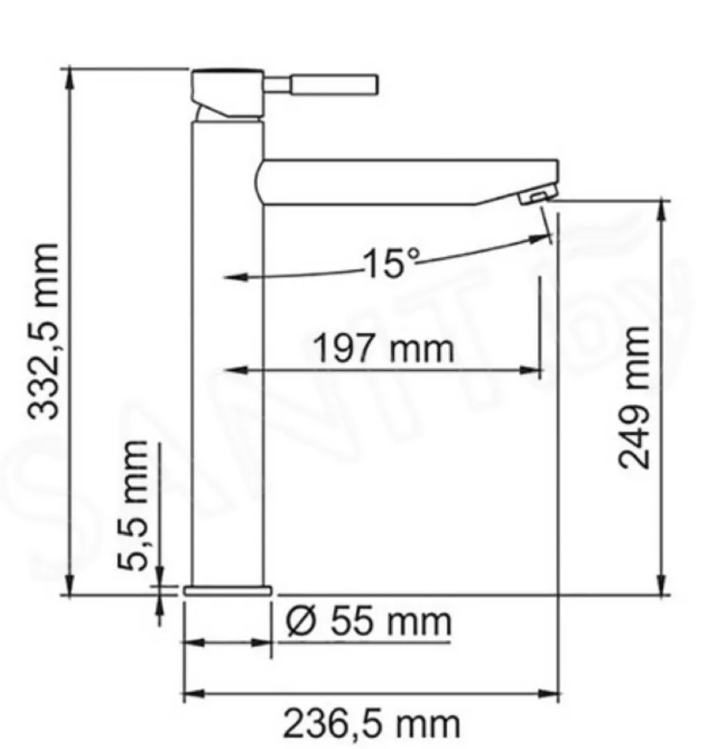 Смеситель wasserkraft main