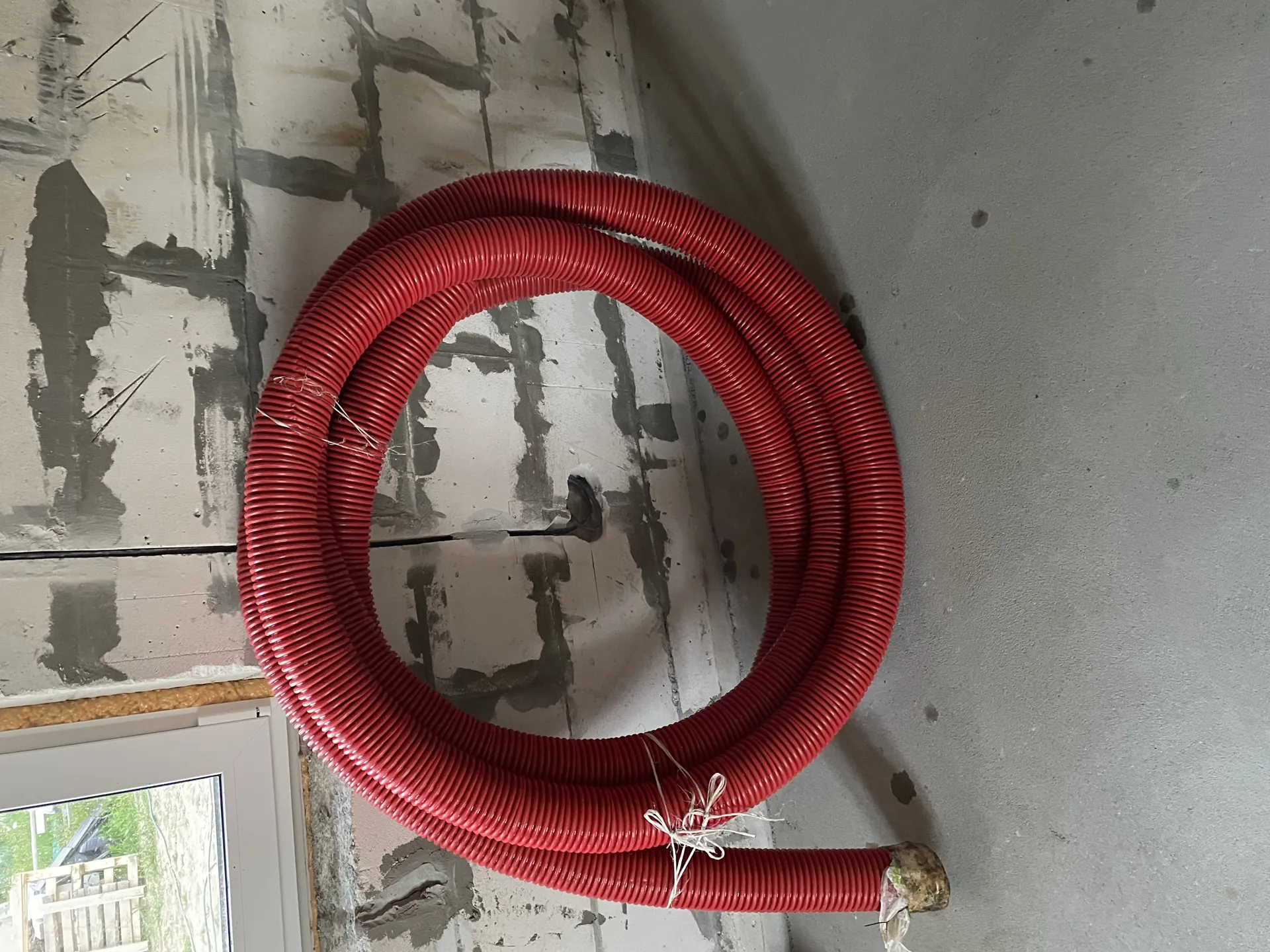 Труба ПНД d.90 гибкая гофрированная