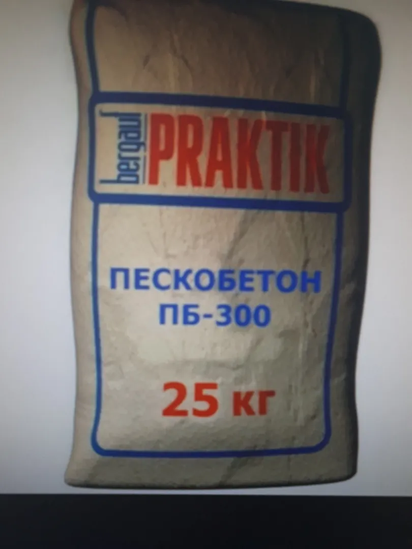 Пескобетон М300 Praktik, стяжка 25кг
