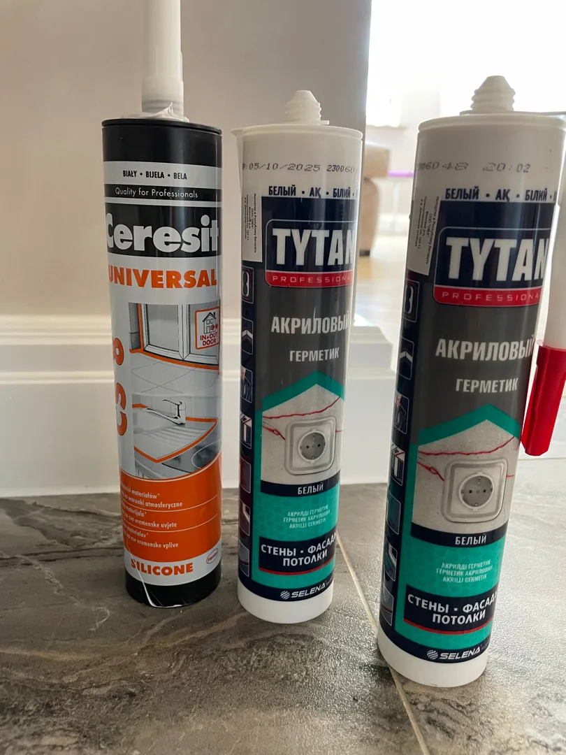 Герметик акриловый titan и ceresit