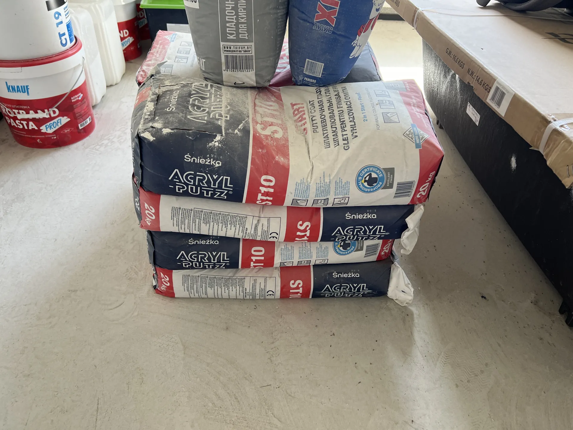 Гипсовая шпатлевка