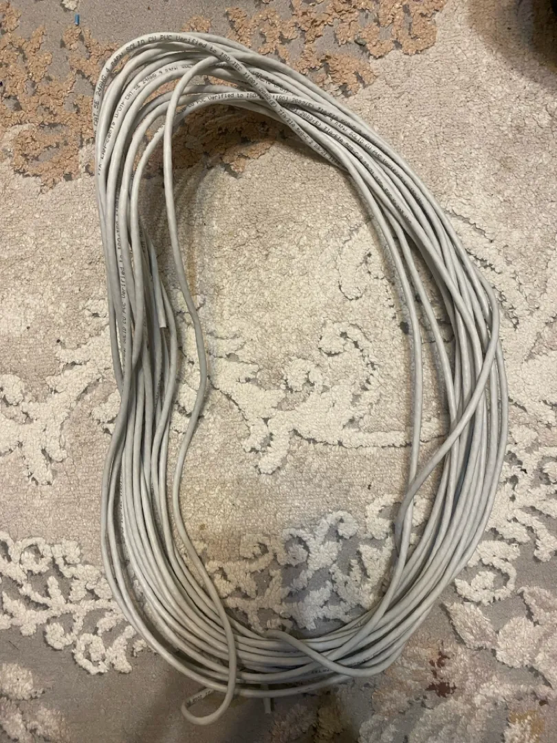 Lan кабель 17 метров витая пара без оплетки