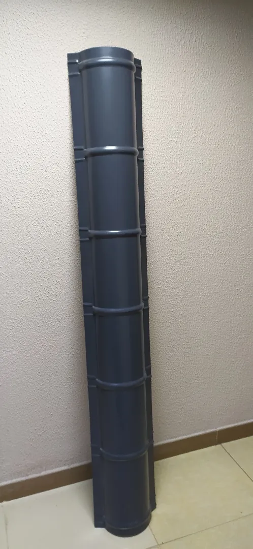 Конек полукруглый серый