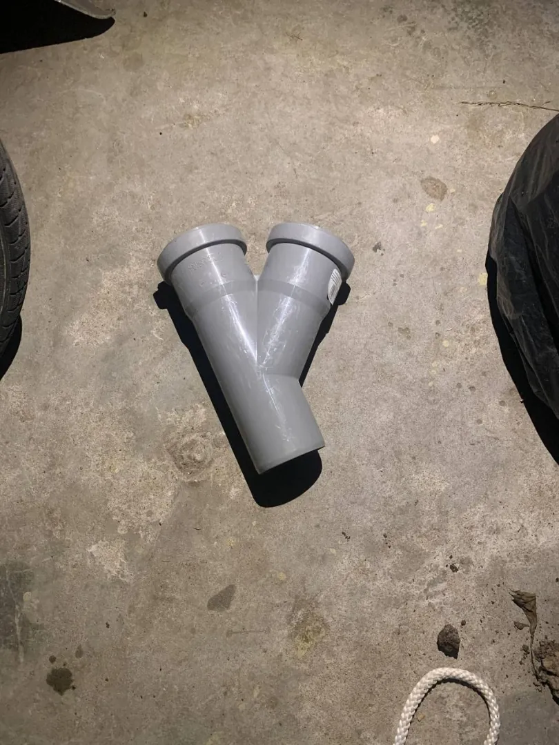 Тройник канализационный 50x50x45