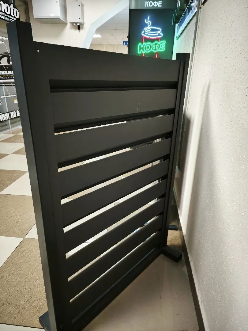 Забор Авеню МАХ , двухсторонние металлические ламели