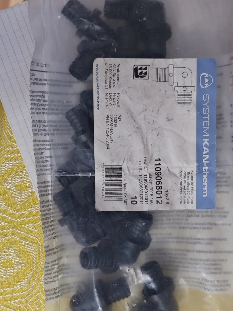 Отвод 90° ppsu 18х2,5 kan therm