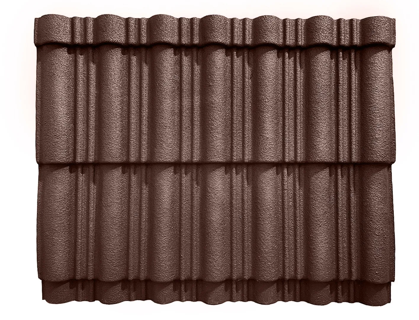 Лист кровельный полимерный 2200х1050х3 мм, шоколадно-коричневый, RAL8017