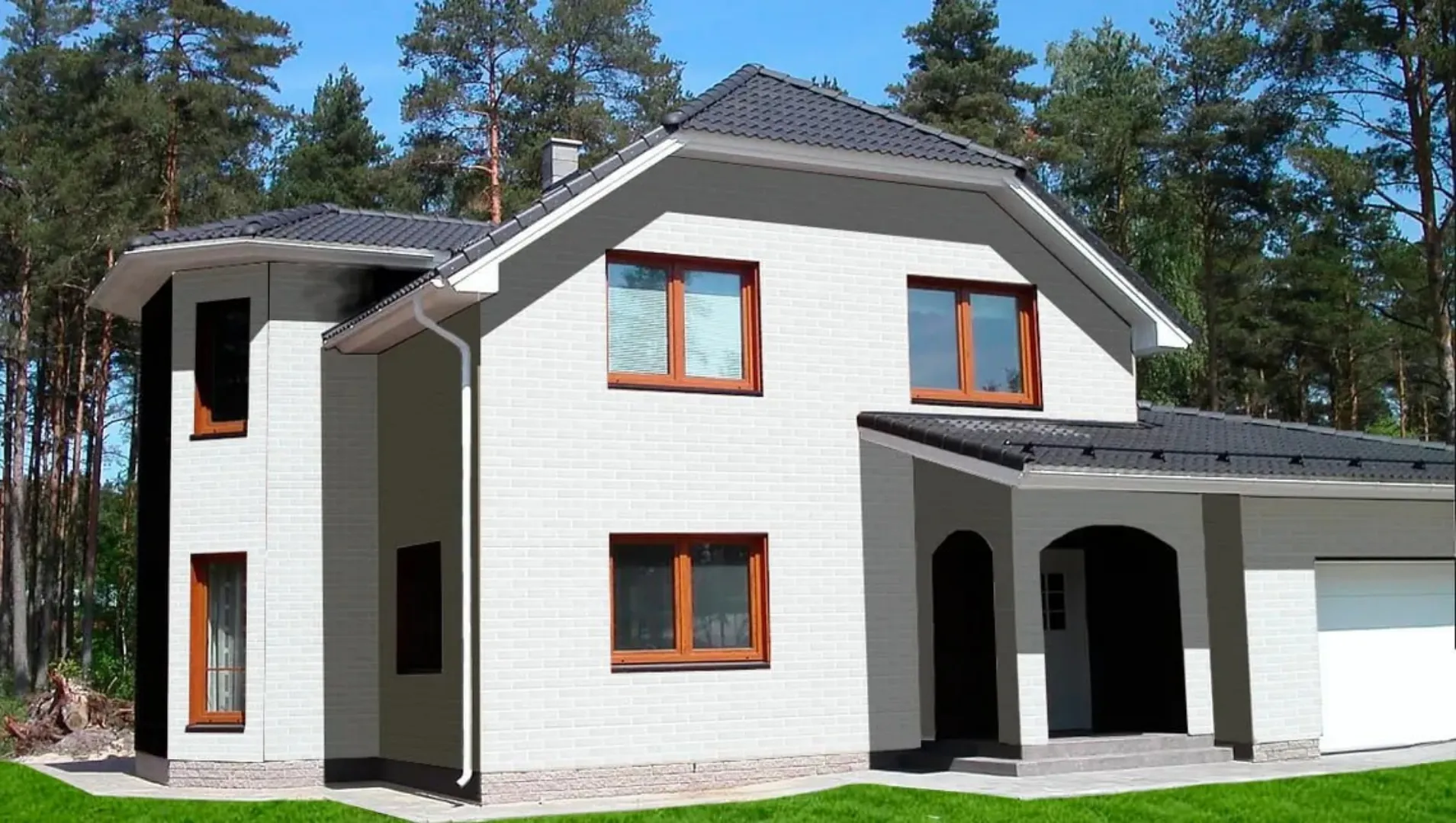 Гибкий кирпич Brickbel. Белый