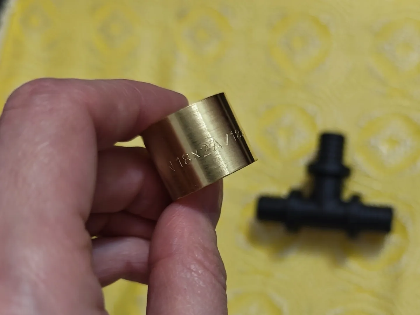 Обжимное кольцо латунное 18х2/18х2,5 kan therm фитинги