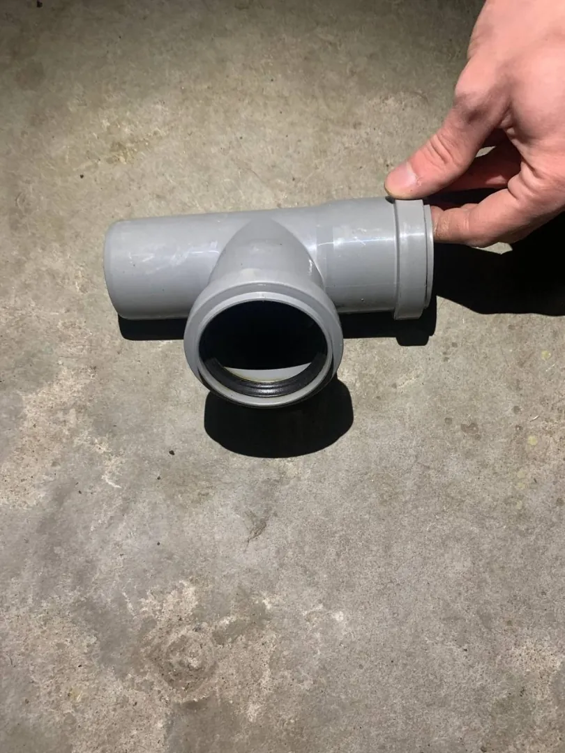 Тройник канализационный 50х50х87