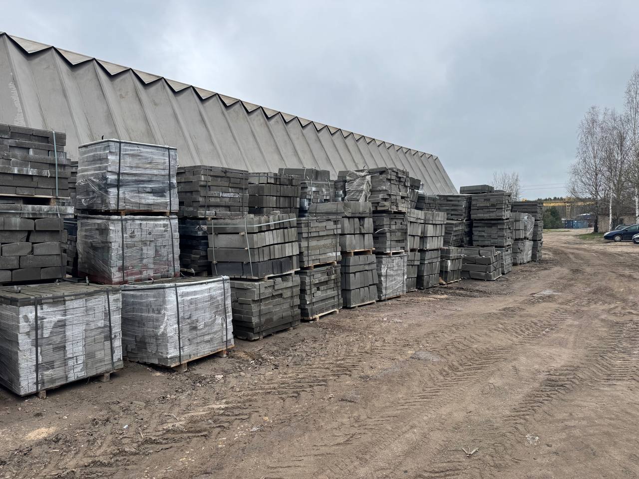 Тротуарная плитка, тротуарный борт, дорожный борт